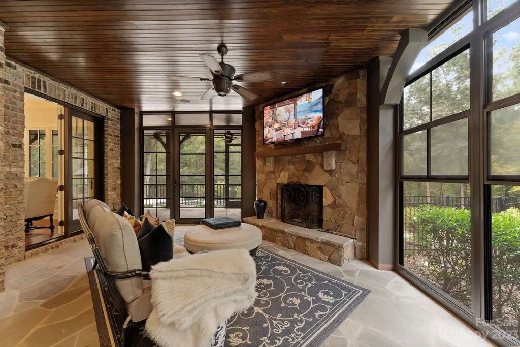 13305 Claysparrow Road Home in Charlotte, North Carolina. Welcome to the epitome of luxury living within the exclusive gates of 13305 Claysparrow Road in The Sanctuary @ Lake Wylie! This immaculately maintained private estate has undergone recent enhancements, including a new roof, AC units, hot water heater, and renovated guest bathrooms.