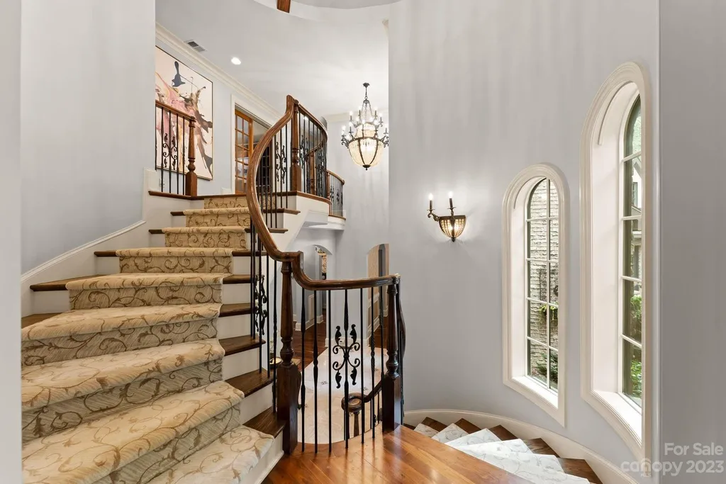 13305 Claysparrow Road Home in Charlotte, North Carolina. Welcome to the epitome of luxury living within the exclusive gates of 13305 Claysparrow Road in The Sanctuary @ Lake Wylie! This immaculately maintained private estate has undergone recent enhancements, including a new roof, AC units, hot water heater, and renovated guest bathrooms.