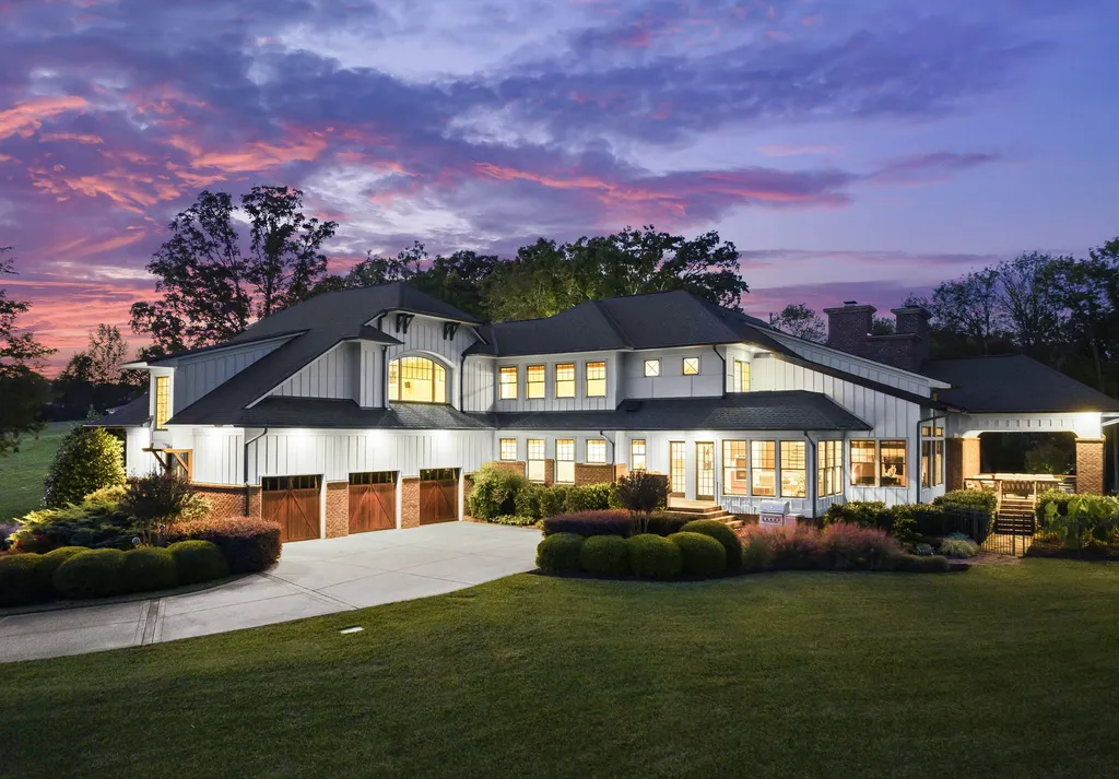13500 Cabarrus Station Road Home in Midland, North Carolina. Experience the epitome of country living at Clover Lake, an architecturally designed estate on over 30 acres of rolling pastures, serene ponds, and private outdoor spaces just 35 minutes from Uptown Charlotte. This exceptional property features a 3-car garage, gated entry, gourmet kitchen, spacious bedrooms with en-suite baths, and a 4-stall horse barn with a shop, tack room, and office.