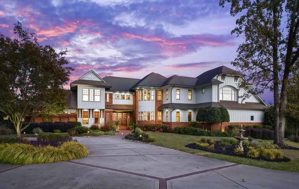13500 Cabarrus Station Road Home in Midland, North Carolina. Experience the epitome of country living at Clover Lake, an architecturally designed estate on over 30 acres of rolling pastures, serene ponds, and private outdoor spaces just 35 minutes from Uptown Charlotte. This exceptional property features a 3-car garage, gated entry, gourmet kitchen, spacious bedrooms with en-suite baths, and a 4-stall horse barn with a shop, tack room, and office.