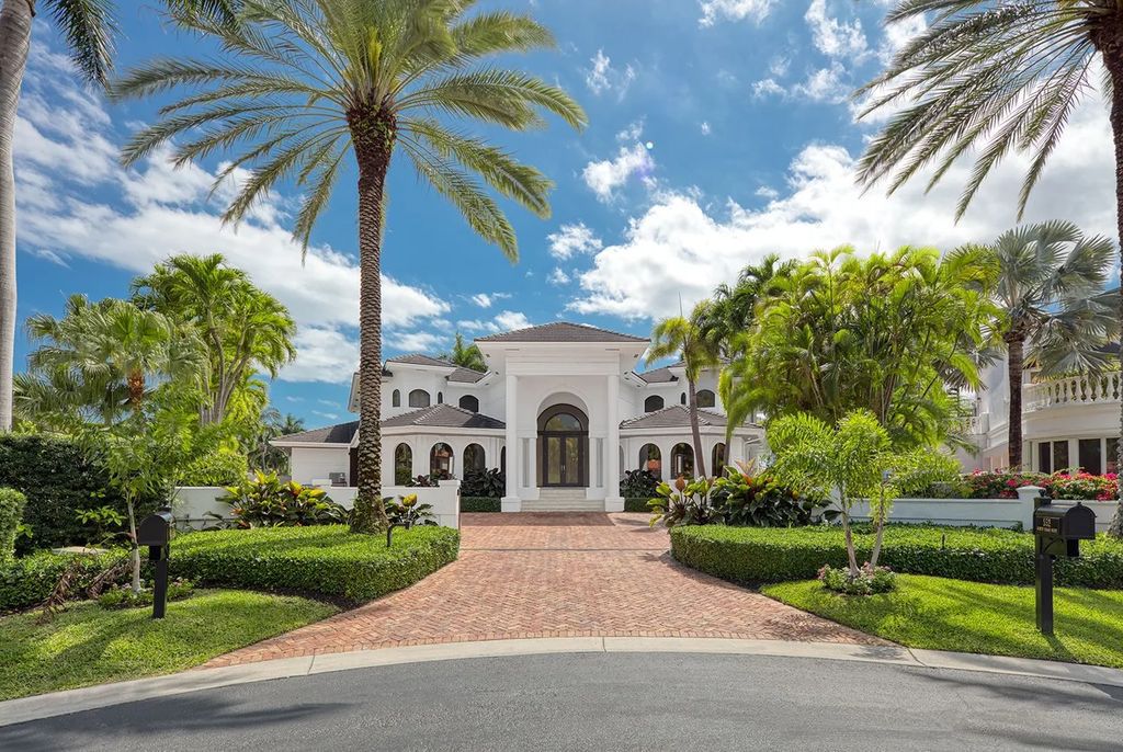 Experience unparalleled luxury in this 7-bedroom, 7-bathroom Golden Beach estate, situated on a 0.41-acre lot with 190 feet of prime waterfront. Renovated to perfection, this contemporary retreat boasts double-height ceilings, a chef's kitchen, a grand master suite, an oversized pool, summer kitchen, and a fully equipped 50-foot dock.