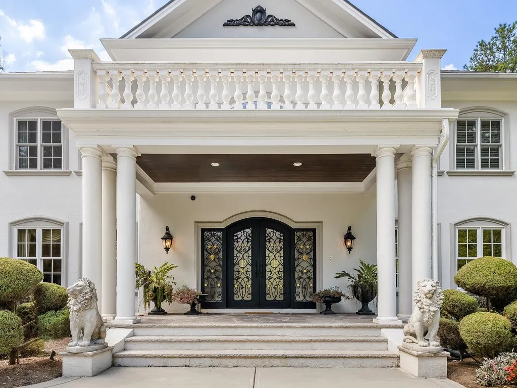 53 Topaz Jewel Court Home in Durham, North Carolina. Step into an extraordinary opportunity to own an ultra-luxury home in a coveted, fully fenced, and gated community, nestled within 5+ pristine acres. This magnificent estate represents the epitome of elegance and sophistication, boasting superior craftsmanship and unparalleled attention to detail at every turn.