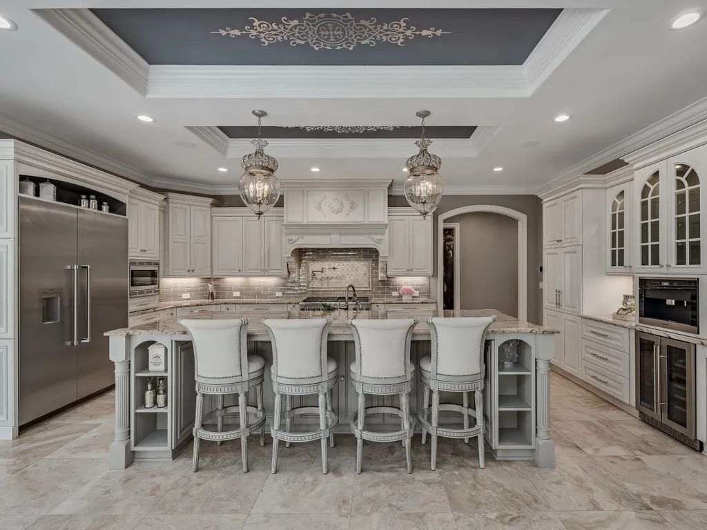 53 Topaz Jewel Court Home in Durham, North Carolina. Step into an extraordinary opportunity to own an ultra-luxury home in a coveted, fully fenced, and gated community, nestled within 5+ pristine acres. This magnificent estate represents the epitome of elegance and sophistication, boasting superior craftsmanship and unparalleled attention to detail at every turn.