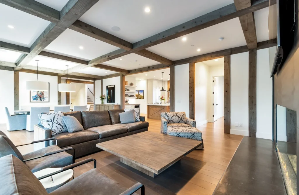977 West Deer Hill Home in Park City, Utah. Discover opulent mountain living in this 4-bedroom, 6,103 sq ft modern home in Park City's exclusive Preserve community. With stunning views, spacious living areas, and exceptional features like radiant heat, a backup generator, and proximity to outdoor trails, this retreat offers unparalleled luxury and tranquility.
