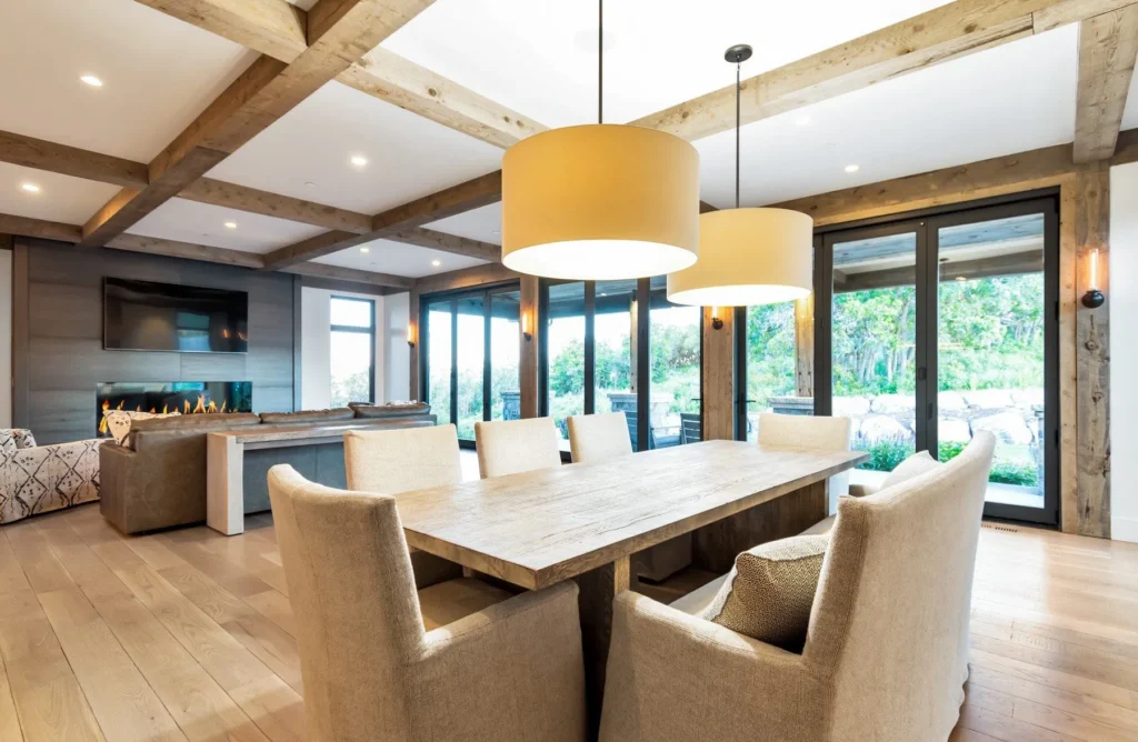 977 West Deer Hill Home in Park City, Utah. Discover opulent mountain living in this 4-bedroom, 6,103 sq ft modern home in Park City's exclusive Preserve community. With stunning views, spacious living areas, and exceptional features like radiant heat, a backup generator, and proximity to outdoor trails, this retreat offers unparalleled luxury and tranquility.