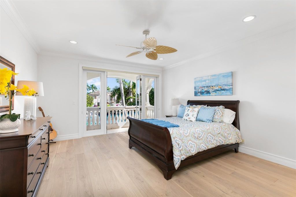 Discover the epitome of waterfront luxury living at 2521 Mercedes Dr, Fort Lauderdale, FL. Nestled in the prestigious Harbor Beach gated community, this 7-bed, 8-bath estate boasts 7,484 square feet of exquisite design.