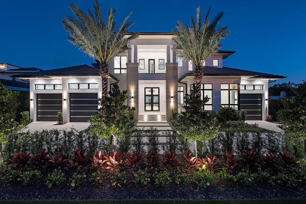 Nestled in the heart of Naples, Florida, 722 16th Ave S embodies the epitome of modern coastal living, seamlessly blending casual elegance with contemporary design. Boasting 5 bedrooms, 7 baths, and 6,224 square feet of living space, this newly constructed masterpiece, meticulously crafted by Falcon Design Inc., BBA Development Inc., and NP Interior Design