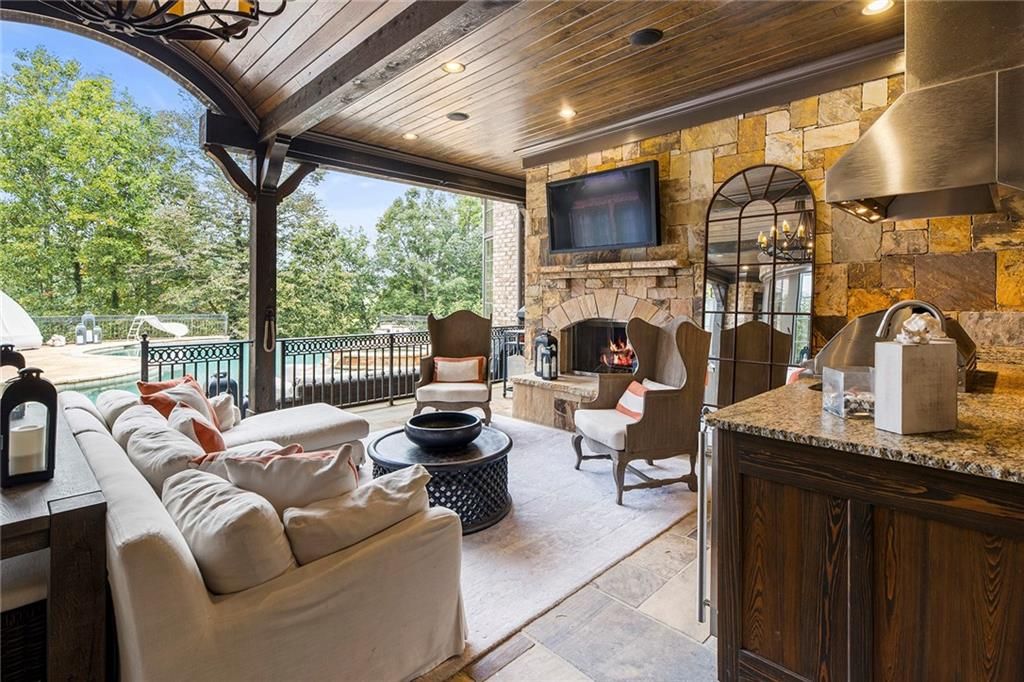Brick and Stone Estate in Milton Georgia Boasts Lavish Interiors and Multiple Outdoor Living Areas Listed at 6 Million 24
