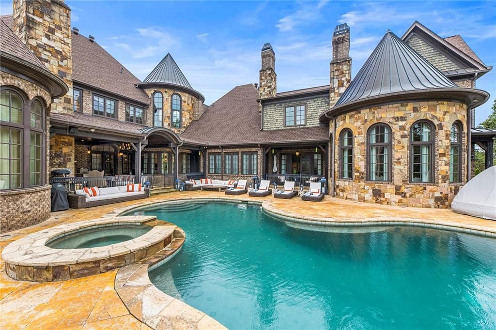 Brick and Stone Estate in Milton Georgia Boasts Lavish Interiors and Multiple Outdoor Living Areas Listed at 6 Million 26