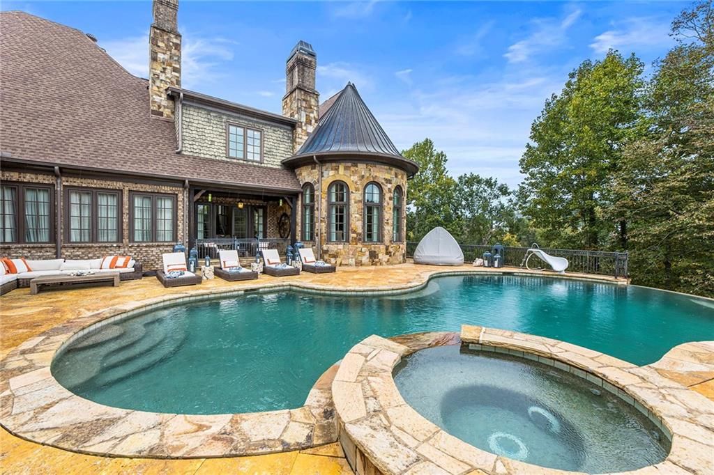 Brick and Stone Estate in Milton Georgia Boasts Lavish Interiors and Multiple Outdoor Living Areas Listed at 6 Million 28