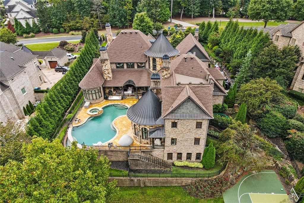 Brick and Stone Estate in Milton Georgia Boasts Lavish Interiors and Multiple Outdoor Living Areas Listed at 6 Million 51