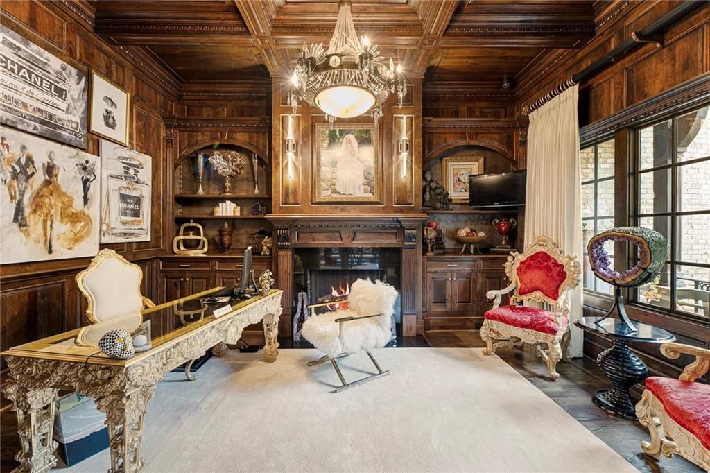 Brick and Stone Estate in Milton Georgia Boasts Lavish Interiors and Multiple Outdoor Living Areas Listed at 6 Million 6