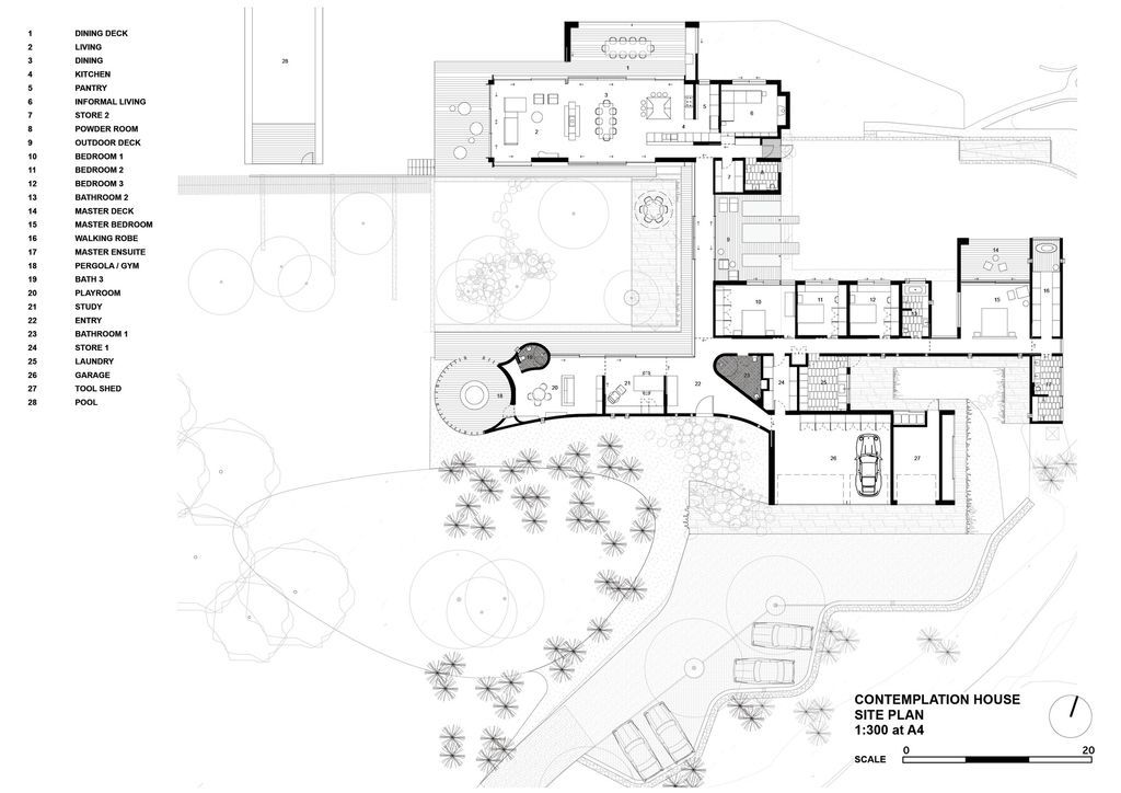 Contemplation House, Harmony with Nature by Virginia Kerridge Architect