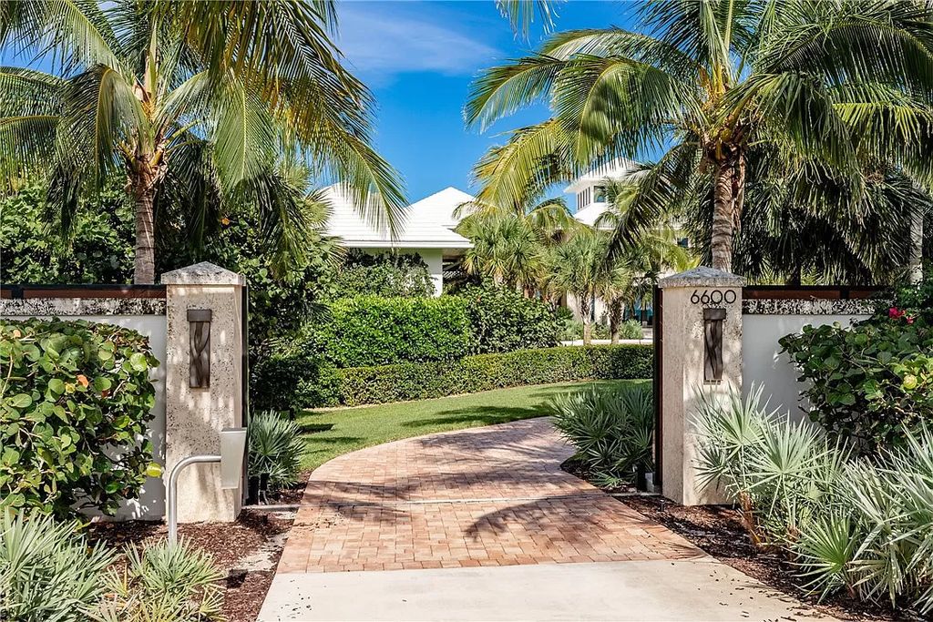 This modern oceanfront estate, located at 6600 N Highway A1a, Hutchinson Island, Florida, spans 1.5 acres and offers unparalleled privacy. With 149 glass windows and doors, it seamlessly blends stone, wood, and glass, creating a masterpiece of luxury and tranquility.