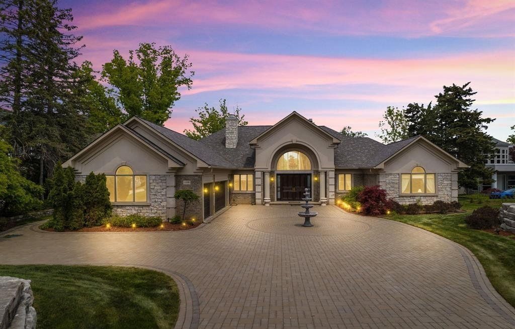 Exceptional Custom-Built Waterfront Home in Bloomfield Hills, Michigan, Priced at $3.8 Million