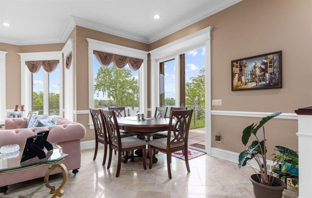 Exceptional Custom-Built Waterfront Home in Bloomfield Hills, Michigan, Priced at $3.8 Million