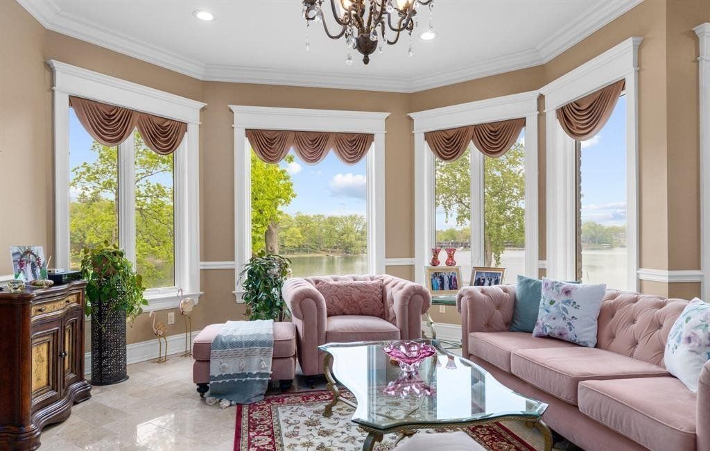 Exceptional Custom-Built Waterfront Home in Bloomfield Hills, Michigan, Priced at $3.8 Million