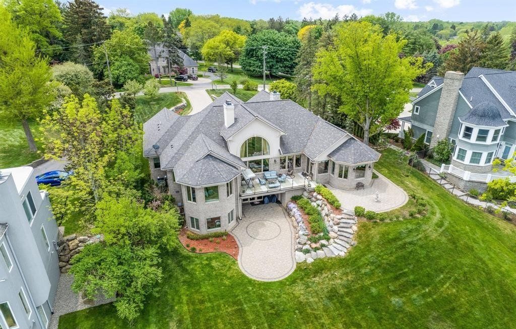 Exceptional Custom-Built Waterfront Home in Bloomfield Hills, Michigan, Priced at $3.8 Million