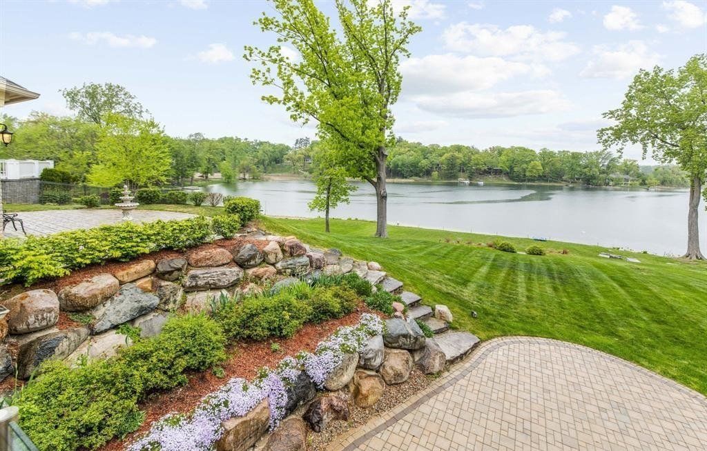 Exceptional Custom-Built Waterfront Home in Bloomfield Hills, Michigan, Priced at $3.8 Million