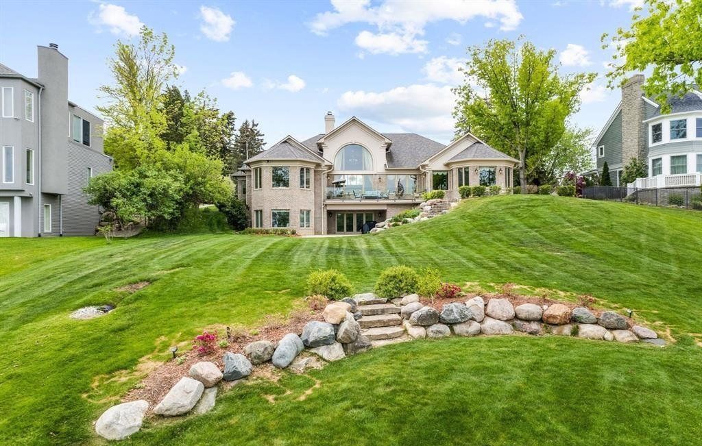 Exceptional Custom-Built Waterfront Home in Bloomfield Hills, Michigan, Priced at $3.8 Million
