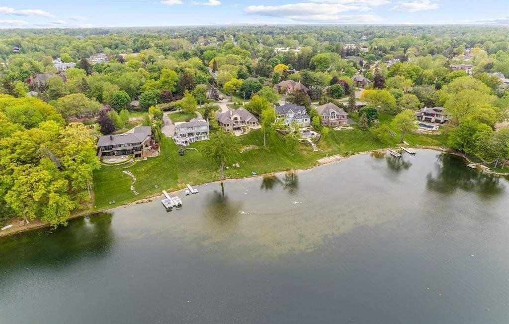 Exceptional Custom-Built Waterfront Home in Bloomfield Hills, Michigan, Priced at $3.8 Million
