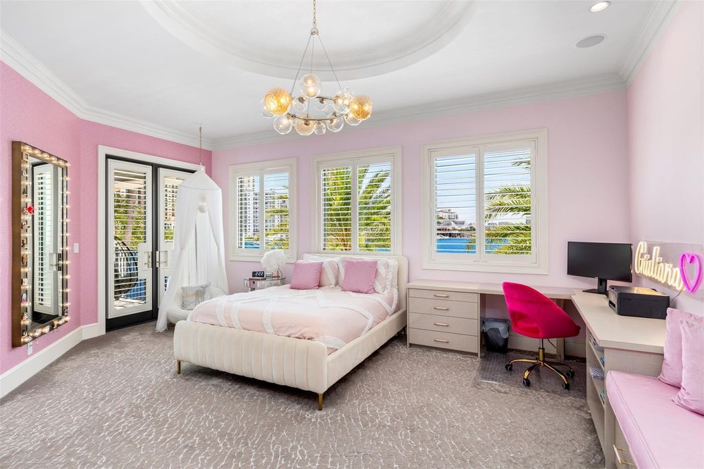 Discover the epitome of luxury waterfront living in this exceptional 6-bedroom, 8-bathroom estate at 2724 Sea Island Dr, Fort Lauderdale. Located in the prestigious Seven Isles neighborhood, this half-acre double lot showcases two pools, covered outdoor spaces, and 325 feet of southeast-exposure waterfront.