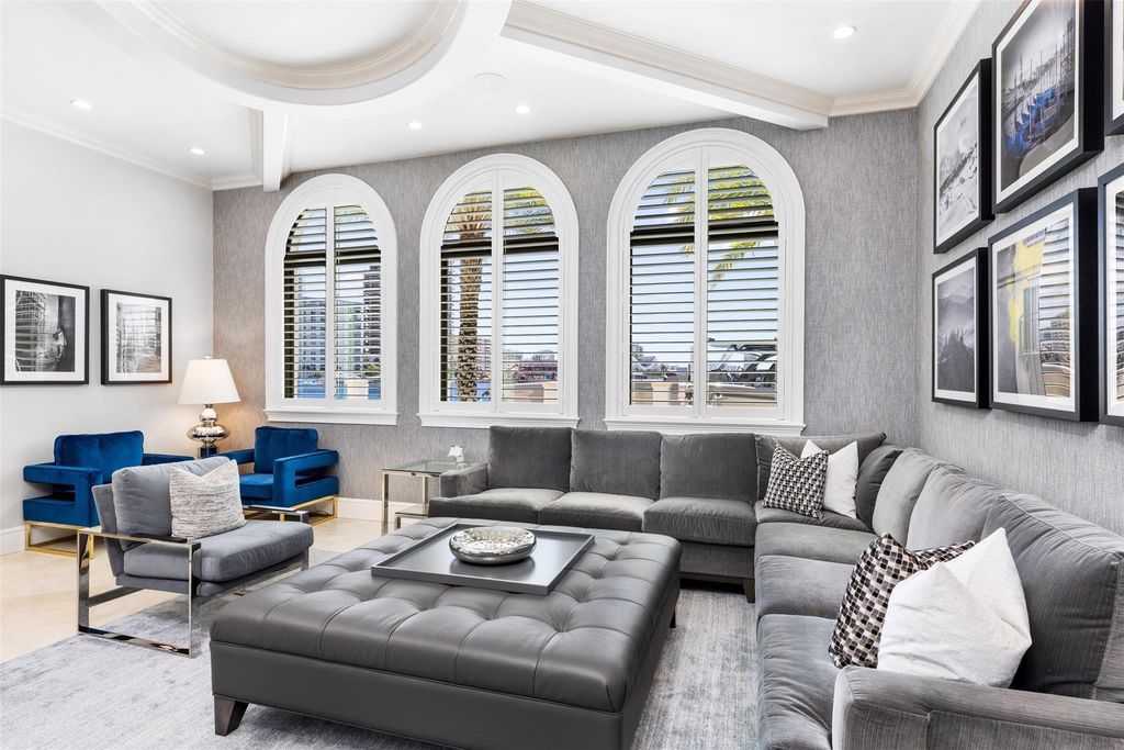Discover the epitome of luxury waterfront living in this exceptional 6-bedroom, 8-bathroom estate at 2724 Sea Island Dr, Fort Lauderdale. Located in the prestigious Seven Isles neighborhood, this half-acre double lot showcases two pools, covered outdoor spaces, and 325 feet of southeast-exposure waterfront.
