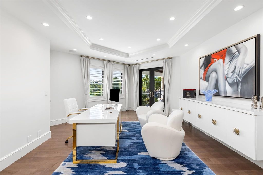 Discover the epitome of luxury waterfront living in this exceptional 6-bedroom, 8-bathroom estate at 2724 Sea Island Dr, Fort Lauderdale. Located in the prestigious Seven Isles neighborhood, this half-acre double lot showcases two pools, covered outdoor spaces, and 325 feet of southeast-exposure waterfront.