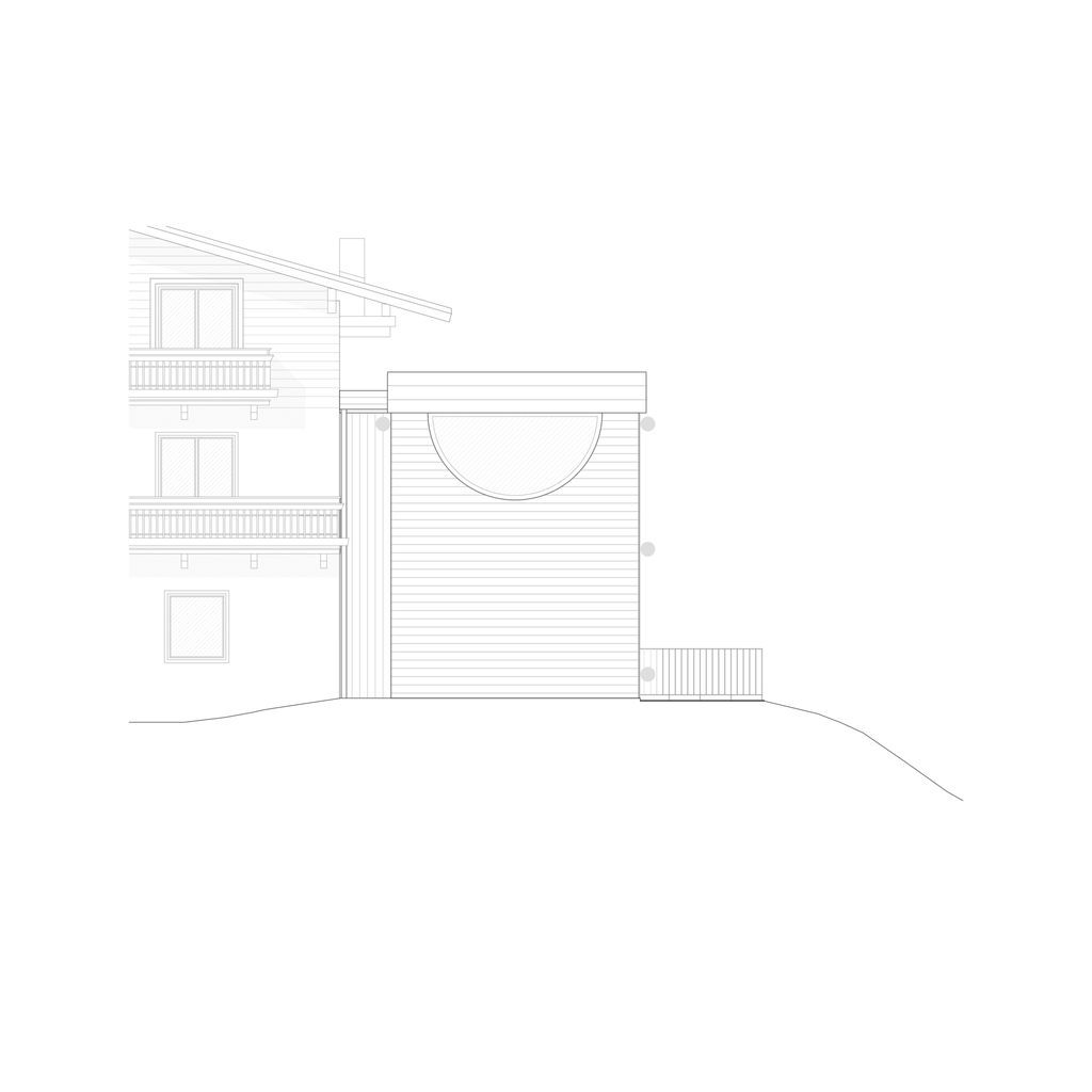 House Schmitten, A Vibrantly Red Alpine Chalet by Steiner Architecture