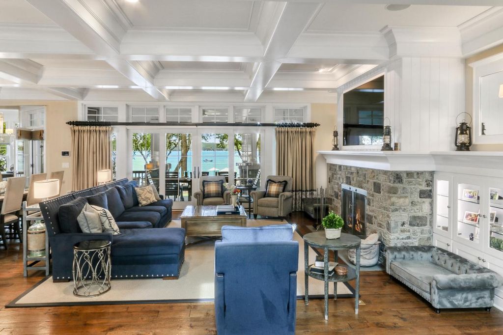Quintessential Lakefront Gem in Fontana Wisconsin Hits the Market at 13.9 Million 14