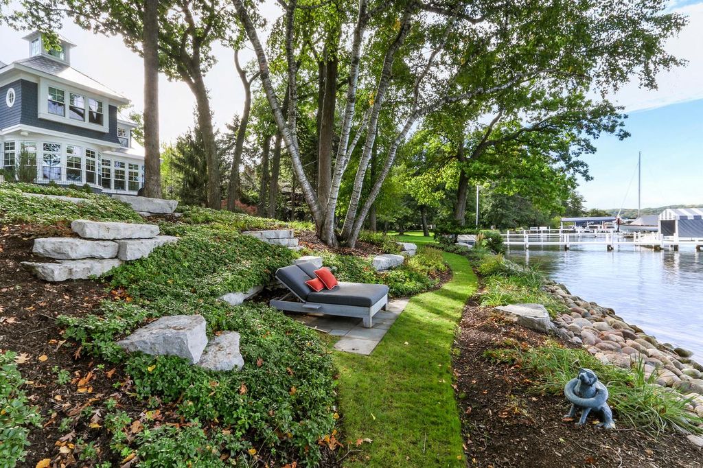 Quintessential Lakefront Gem in Fontana Wisconsin Hits the Market at 13.9 Million 5