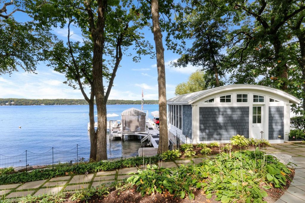 Quintessential Lakefront Gem in Fontana Wisconsin Hits the Market at 13.9 Million 7