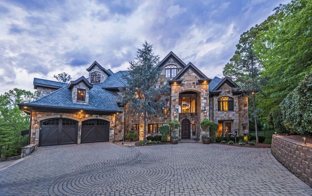 Sophisticated 5.5 Million Waterside Home in Knoxville Tennessee 51 1