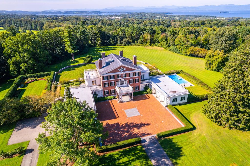 Stunning 15 Million Brick and Stone Estate by Henry Holt in Burlington Vermont 3