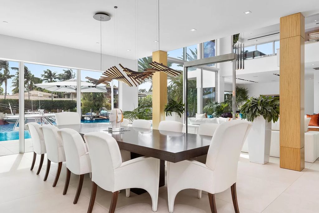 Discover The Isla Bahia Estate, an architectural marvel in Fort Lauderdale's Harbour Beach. With 6 bedrooms, 11 baths, and over 10,800 square feet, this 2018-built waterfront mansion offers unparalleled luxury, boasting a gourmet kitchen, a theater, and an elevator.