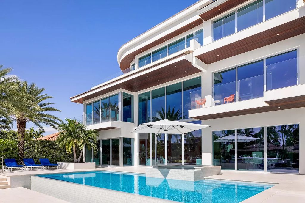 Discover The Isla Bahia Estate, an architectural marvel in Fort Lauderdale's Harbour Beach. With 6 bedrooms, 11 baths, and over 10,800 square feet, this 2018-built waterfront mansion offers unparalleled luxury, boasting a gourmet kitchen, a theater, and an elevator.