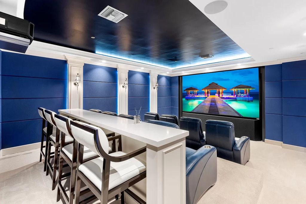Discover The Isla Bahia Estate, an architectural marvel in Fort Lauderdale's Harbour Beach. With 6 bedrooms, 11 baths, and over 10,800 square feet, this 2018-built waterfront mansion offers unparalleled luxury, boasting a gourmet kitchen, a theater, and an elevator.