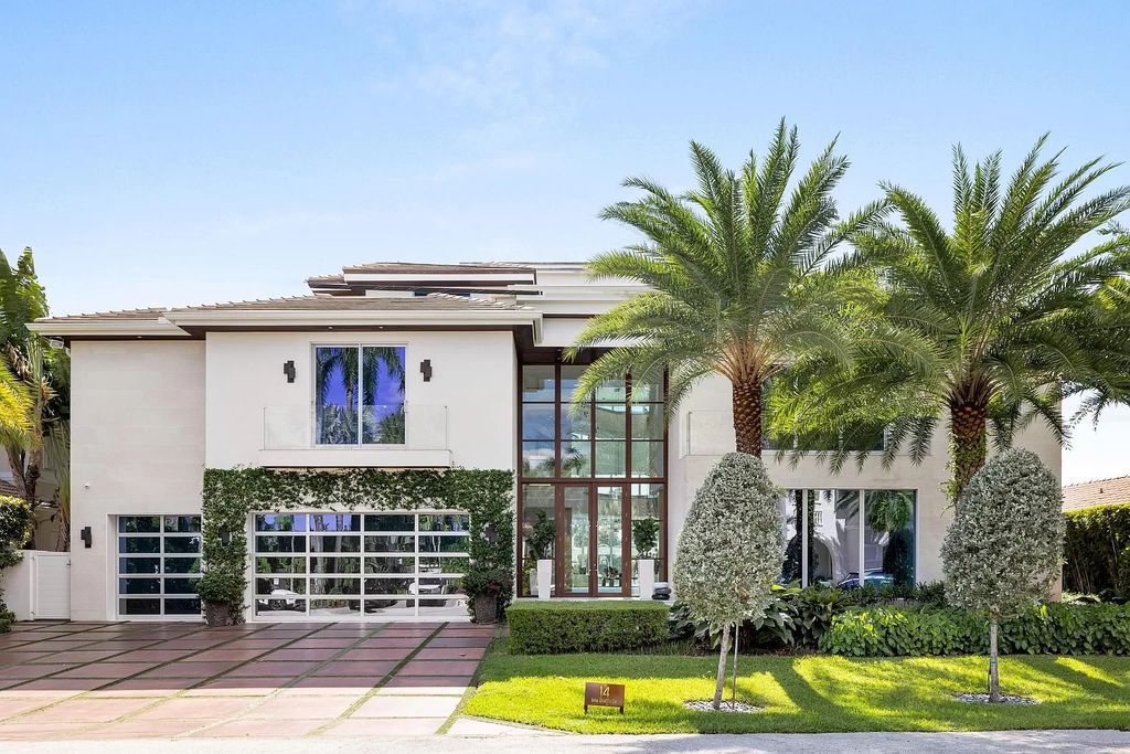 Discover The Isla Bahia Estate, an architectural marvel in Fort Lauderdale's Harbour Beach. With 6 bedrooms, 11 baths, and over 10,800 square feet, this 2018-built waterfront mansion offers unparalleled luxury, boasting a gourmet kitchen, a theater, and an elevator.