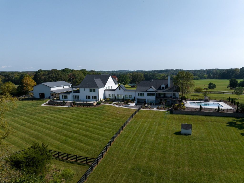 The Ultimate Entertainers' Farmhouse: 19 Acres in Williamson County, Tennessee for $6,995,000
