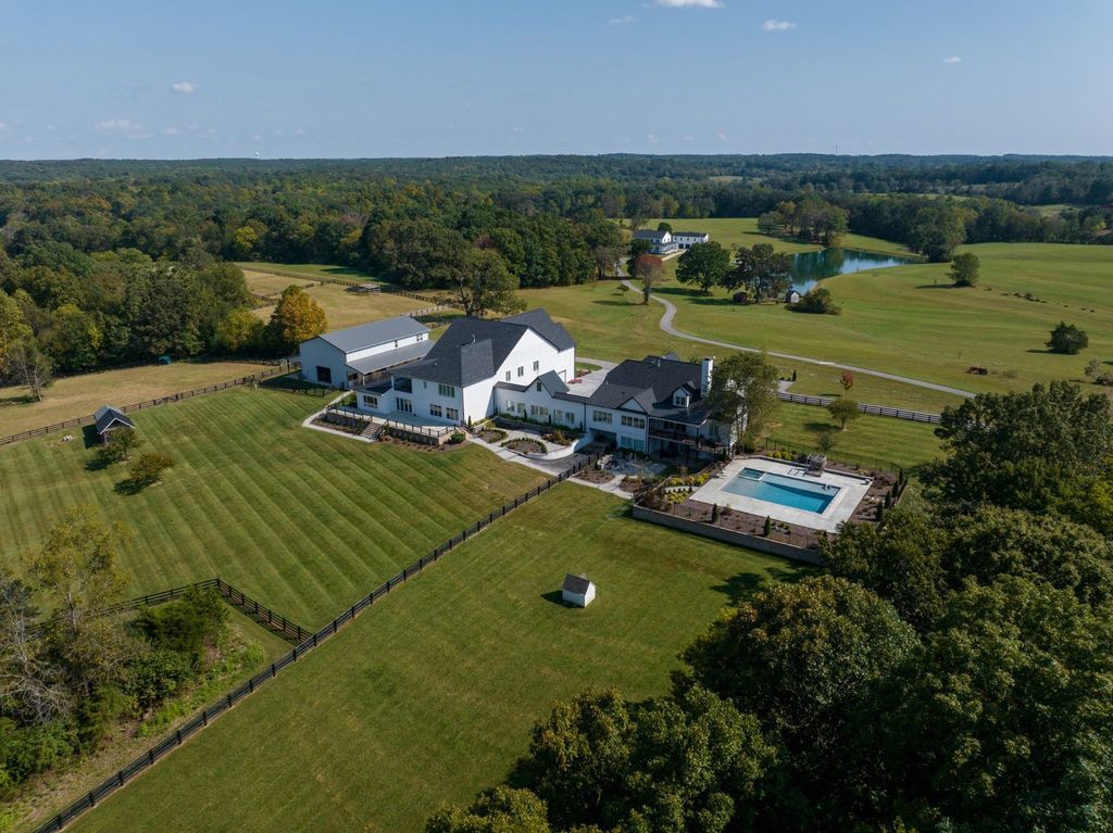 The Ultimate Entertainers' Farmhouse: 19 Acres in Williamson County, Tennessee for $6,995,000