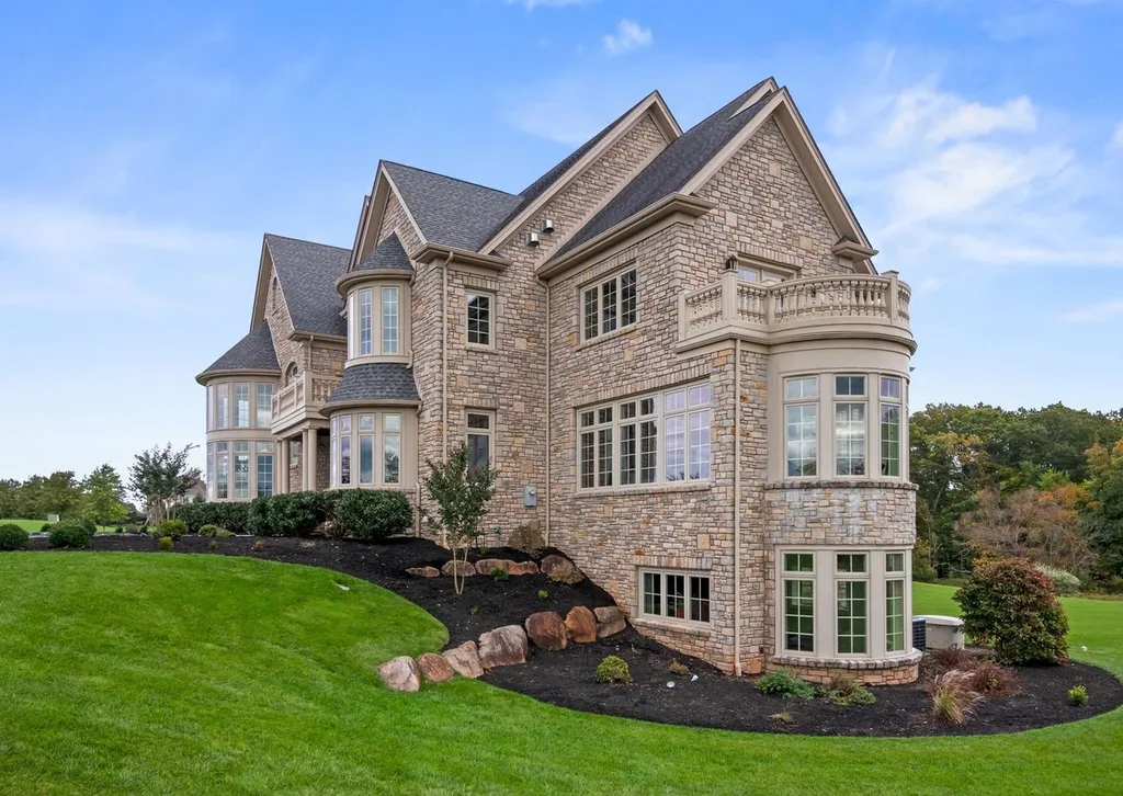 10 Stonebridge Crossing Road Home in Newtown, Pennsylvania. Immerse yourself in the epitome of luxury living with this meticulously crafted 10,000+ sq ft estate by Zavetta Custom Homes. Nestled in Historic Washington Crossing, this exclusive property on Stonebridge Crossing Road offers unparalleled quality, commanding views, and the rare opportunity to enjoy a life of opulence in Bucks County.