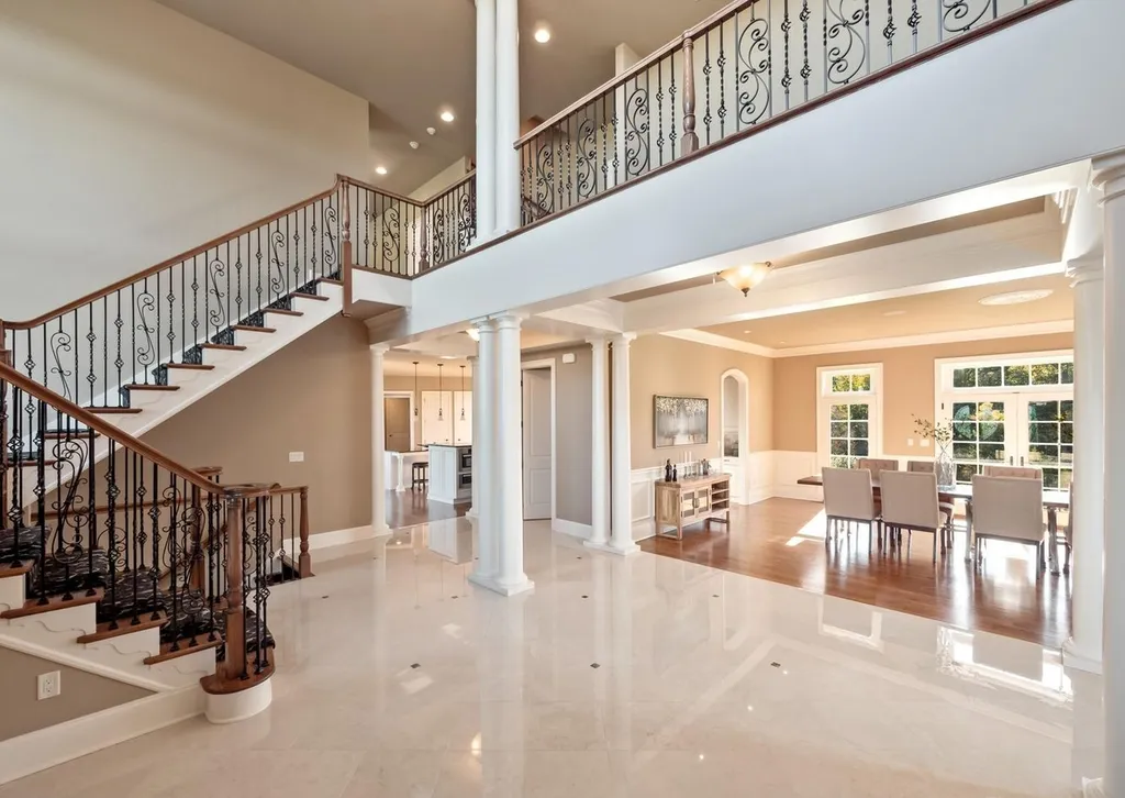 10 Stonebridge Crossing Road Home in Newtown, Pennsylvania. Immerse yourself in the epitome of luxury living with this meticulously crafted 10,000+ sq ft estate by Zavetta Custom Homes. Nestled in Historic Washington Crossing, this exclusive property on Stonebridge Crossing Road offers unparalleled quality, commanding views, and the rare opportunity to enjoy a life of opulence in Bucks County.