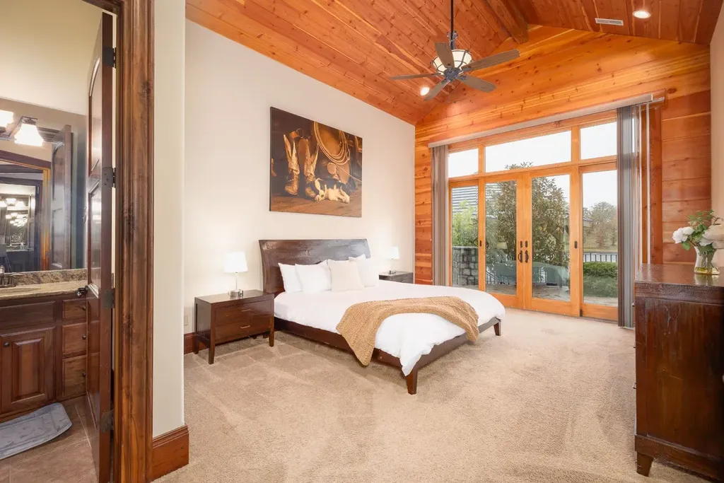 1812 Highway 42 Home in Brumley, Missouri. Discover the enchanting Tradewinds Ranch, a sprawling retreat nestled in Brumley, Missouri, offering a peaceful escape just two hours from both St. Louis and Kansas City. Spanning 1,065 acres, this meticulously crafted Ranch Compound reflects a profound understanding of the land, showcasing premium ranch and equestrian facilities, complemented by multiple residences, including the grand 13,000 sq.ft. main residence.
