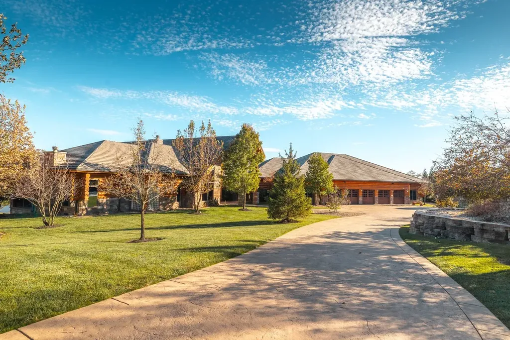 1812 Highway 42 Home in Brumley, Missouri. Discover the enchanting Tradewinds Ranch, a sprawling retreat nestled in Brumley, Missouri, offering a peaceful escape just two hours from both St. Louis and Kansas City. Spanning 1,065 acres, this meticulously crafted Ranch Compound reflects a profound understanding of the land, showcasing premium ranch and equestrian facilities, complemented by multiple residences, including the grand 13,000 sq.ft. main residence.