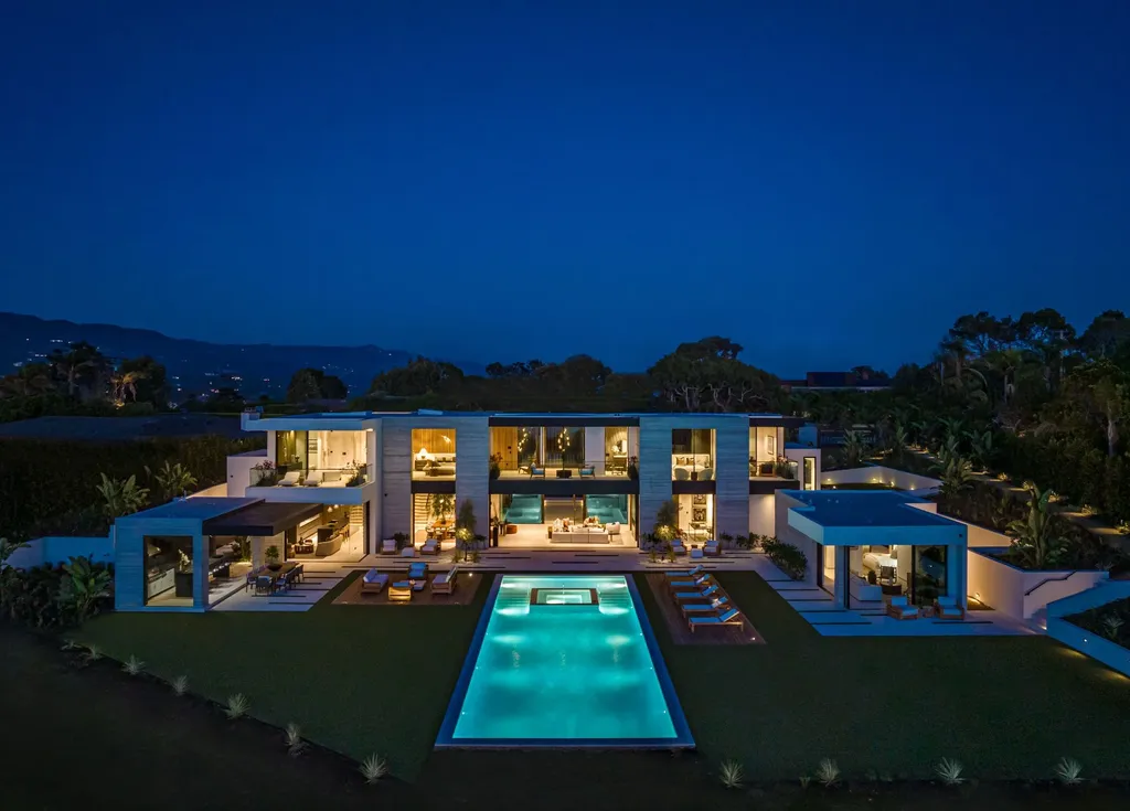 6889 Dume Drive Home in Malibu, California. Immerse yourself in the epitome of Malibu living with this newly completed 8,500 SF modern organic retreat in Little Dume. Developed and designed by Charles Kotliar and architect Doug Burdge, this ocean-view oasis offers 6 BD, 8 BA, customizations like board form concrete walls, oak woods, and curated stones. 