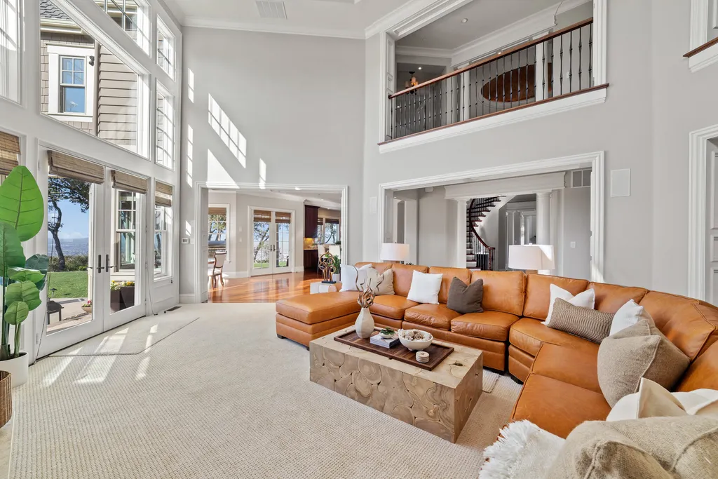 9767 Santos Ranch Road Home in Pleasanton, California. Experience the epitome of wine country living in this 4700+ SF luxury residence by Prodigy Real Estate. Boasting 4 bedrooms, 5 bathrooms, an office, and impeccable craftsmanship, this home offers a thoughtfully designed floor plan, soaring ceilings, and expansive windows to capture panoramic views. 