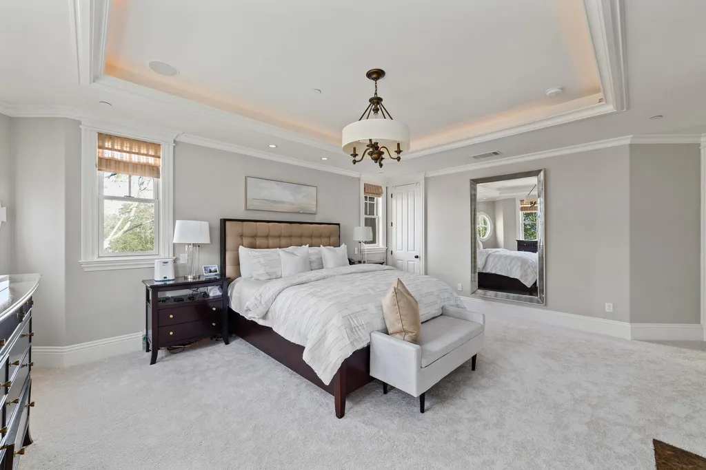 9767 Santos Ranch Road Home in Pleasanton, California. Experience the epitome of wine country living in this 4700+ SF luxury residence by Prodigy Real Estate. Boasting 4 bedrooms, 5 bathrooms, an office, and impeccable craftsmanship, this home offers a thoughtfully designed floor plan, soaring ceilings, and expansive windows to capture panoramic views. 