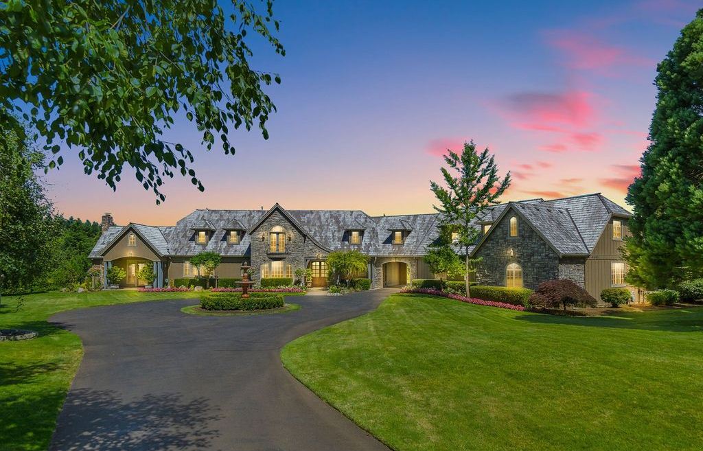 A French Country Estate Embracing Old World Craftsmanship in Tualatin Oregon Offered at 3.95 Million 2