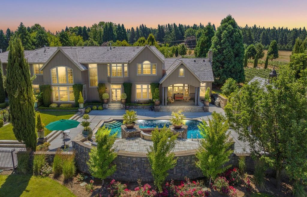 A French Country Estate Embracing Old World Craftsmanship in Tualatin Oregon Offered at 3.95 Million 43