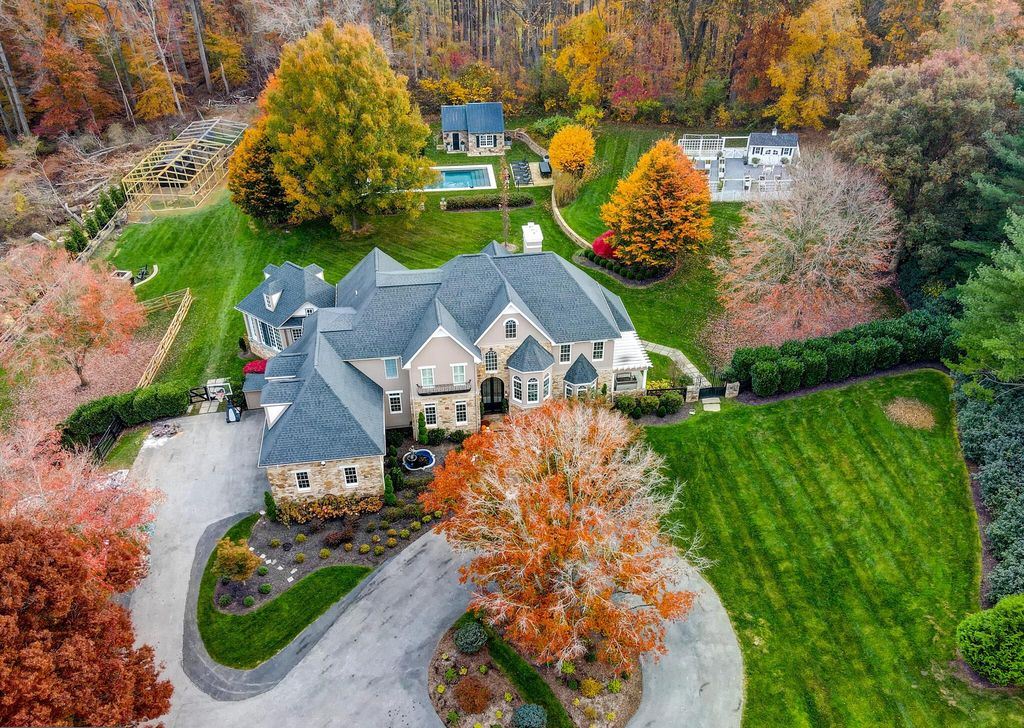 A French Country Oasis in Phoenix Maryland Embraces Country Living at 2.75 Million 27